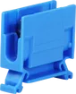 Borne de dérivation Woertz 4…10mm² 57A 750V vis 2×1 rail DIN 35mm bleu 