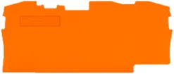 Parete d'estremità WAGO Top Job-S arancione 3P per serie 2006 