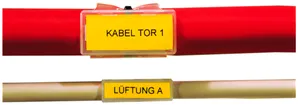 Porte-étiquette IKS 02 pour câble et tube (1UE=25 pcs) 