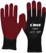 Guanti da lavoro CIMCO Winter Soft taglia 9/L rosso scuro/nero 