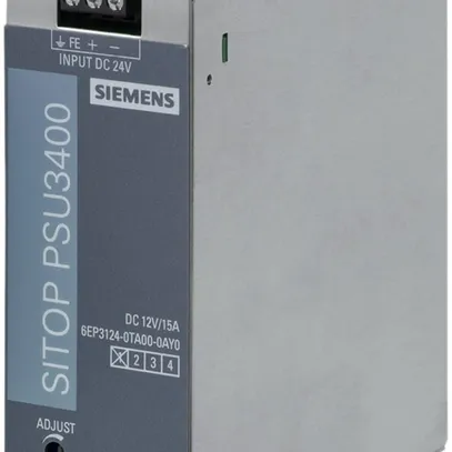 Alimentation Siemens SITOP, IN: 24VDC, OUT: 12VDC/15A 