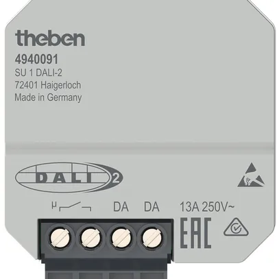 Attuatore-commutatore INS Theben SU 1 DALI-2, 1-canale 13A/250VAC 