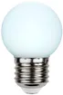 LED-Lampe M. Schönenberger E27 1W 15lm 6500K 69mm G45 opal weiss 