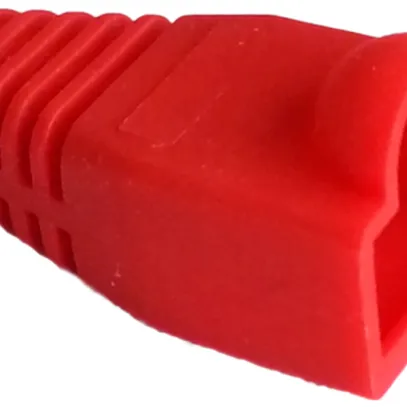 Manicotto antipiega rosso, per spina RJ45, diritta 