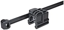 Kantenclip mit Kabelbinder EdgeClip T50ROSEC24, seitlich lotrecht 3…6mm PA66HS 