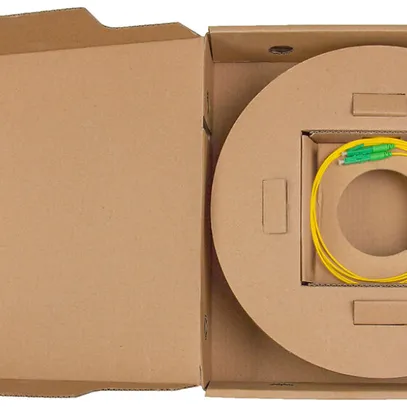 FTTH-Kabel-Box EASYNET, ohne FTTH-Dose, G657.A2, 2 Fasern, 60m 