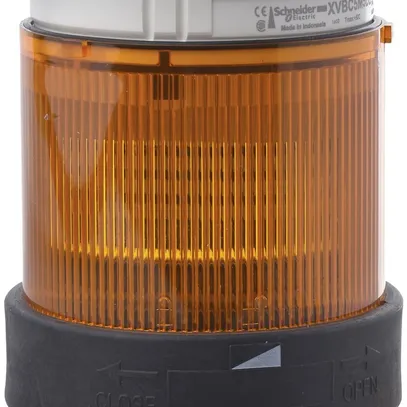 Élément lumineux avec LED 24V orange 