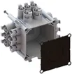 Boîte de dérivation ENC AGRO pour tubes KRFG 115×115×115mm 