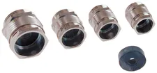 Presse-étoupe Plica DIN 46320, M25 pour câble Ø6…15mm 8mm laiton nickelé IP65 
