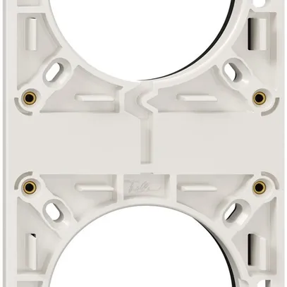 Telaio di montaggio NUP NEVO, 2×1, c.guarniz.gomma cellulare, 187×87mm, bianco 