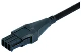 Stecker R&M Cable-Outlet 3L mit Anschlusskabel Td3×1.5 schwarz 1m 