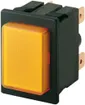 Interrupteur lumineux INC Novitronic, 16A/250V 0/2L, bouton ro 