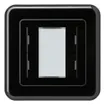 Poussoir ENC Hager basico C KNX quadruple LED noir 