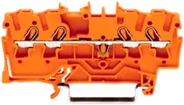 Morsetto di passaggio WAGO Top Job-S 2.5mm² 4L arancione serie 2002 
