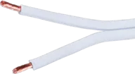 Câble plat pour haut-p. 2×2.5mm² blanc bobine à 100m 