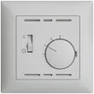 Thermostat ENC EDIZIOdue, a.interrupteur chauff./refr., 88×88mm, gris clair 