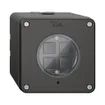 NAP-KNX-Taster 4× NEVO RGB mit Temperaturfühler schwarz 