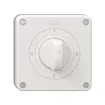 Interrupteur rotatif NUP NEVO, 2/1 L, avec manette, KS, 0-1-0-2, blanc 