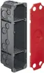 Boîte ENC HSB Vario, p.béton, construc.légère, 4×1, 250×70×70 mm 