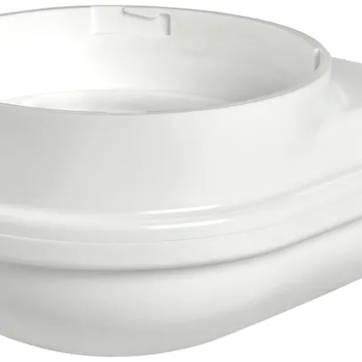Base Hugentobler WALL 230 pour XLF RGB/SIR-E LED S/M, blanc 100×115×61mm 
