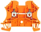 Morsetto di passaggio Weidmüller WDU connessione a vite 2.5mm² TS35 arancione 