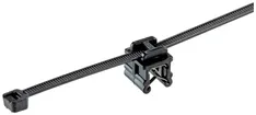 Clip di bordo PAN c.fascetta PLT2S-300 fissaggio bordo 3…6mm parallelo 100 pz 