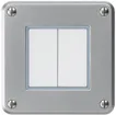 UP-Druckschalter robusto IP55 Schema 3+3 aluminium für Kombination 
