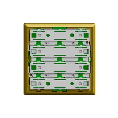 Frontplatte universal für 2×1T EDIZIOdue olive, ohne LED 