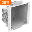 Boîte de dérivation ENC Spotbox Conexa 75H 115×115×75mm blanc 