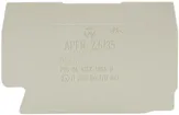 Paroi de fermeture Wieland APFN, pour bornes de jonction WKFN 2.5…, 47.1mm, gris 
