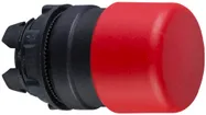 Parte frontale per contatto arresto emergenza Schneider Electric 30mm rosso 