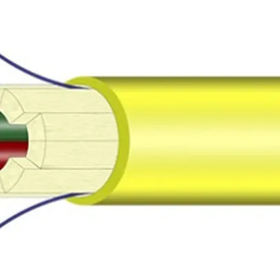 Kabel FO Universal H-LINE Cca 24×E9/125 Ø11.2mm 5000N gelb 