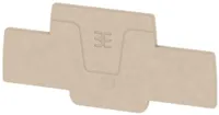 Piastra terminale Weidmüller serie A AEP 2C 1.5 82×2mm, beige 