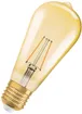 Lampe LED LEDVANCE Vintage Edison E27 2.5W 220lm 2400K Ø64×143mm clair or 