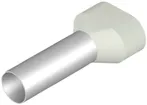 Capocorda doppio Weidmüller H isolato 16mm² 25mm bianco telemec. sciolto 