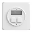 Thermostat d'ambiance KNX ENC STANDARDdue 2×avec LED RGB, blanc 