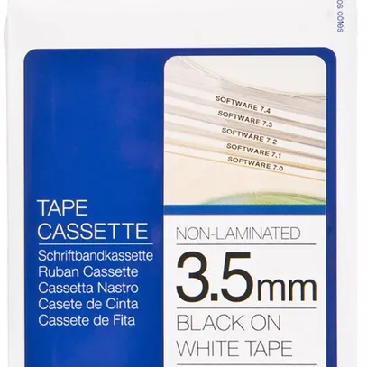 Cassetta nastro Brother TZe-N201, 3. 5mm×8m, sw 