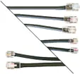 Câble ADSL abU/S pour NT2ab noir, (ADSL+2ab) 1.5m 