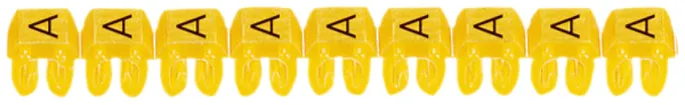 Anello-riferimento Legrand CAB 3, per 0.5…1.5mm² stampa: 'A', giallo 
