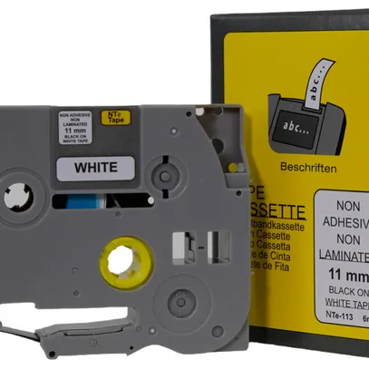 Cassette de ruban à imprimer WAGO pour TOPJOB-S 11mm×6m blanc-noir 
