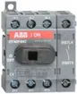 Interrupteur de charge ABB 40A/400V 4L, AC22A, 4.pole à droite gris clair 