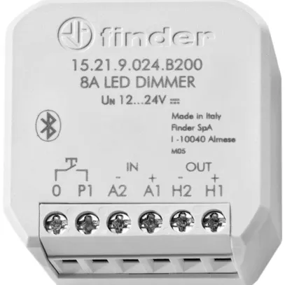 EB-Funkempfänger YESLY, 1-Kanal-Dimmaktor, 192W/12…24VDC, LED, Bluetooth 