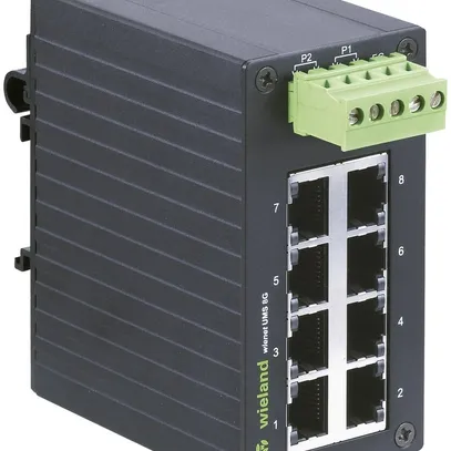 Switch wienet UMS 8G, 8-Port, 10/100/1000Mbit/s, unmanaged, IP50 