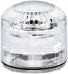 Sirène Hugentobler SIR-E LED M avec lumière, clair, sans base, IP65, Ø92×87.5mm 