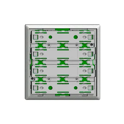 Unità funzionale KNX RGB 1…8× EDIZIOdue silver s.LED, con sensore di temperatura 