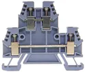 Durchgangs-Reihenklemme Woertz 0.5…4mm² 32A 500V Schraubanschluss 2×2 TH35 grau 