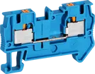 Borne de jonction Push-In 0.2…6mm² bleu 