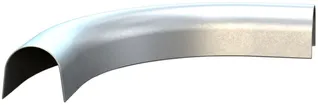 Coude PM xShield pour protection de câbles Ø22mm rigide 150×24×150mm 