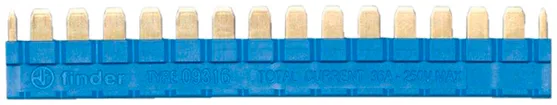 Kammbrücke Finder 093.16, 16-polig für Relaissockel 39/93, blau 
