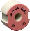 Vite calibrata DII E27 500V in ceramica 2A secondo DIN 49516 rosa 